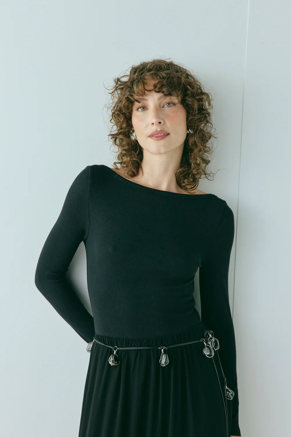 Abbey Maxi Dress Black - Image 2