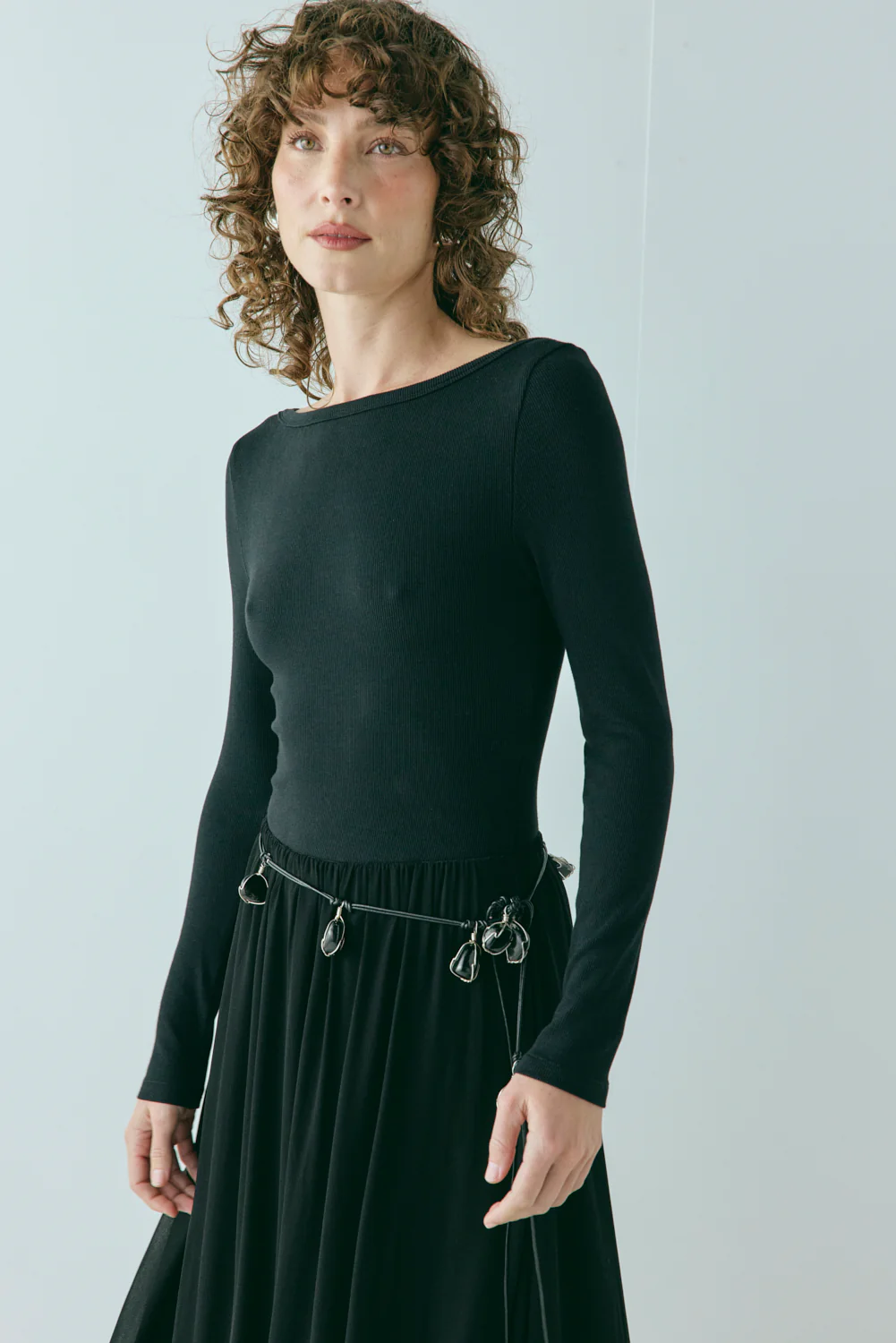 Abbey Maxi Dress Black - Image 6