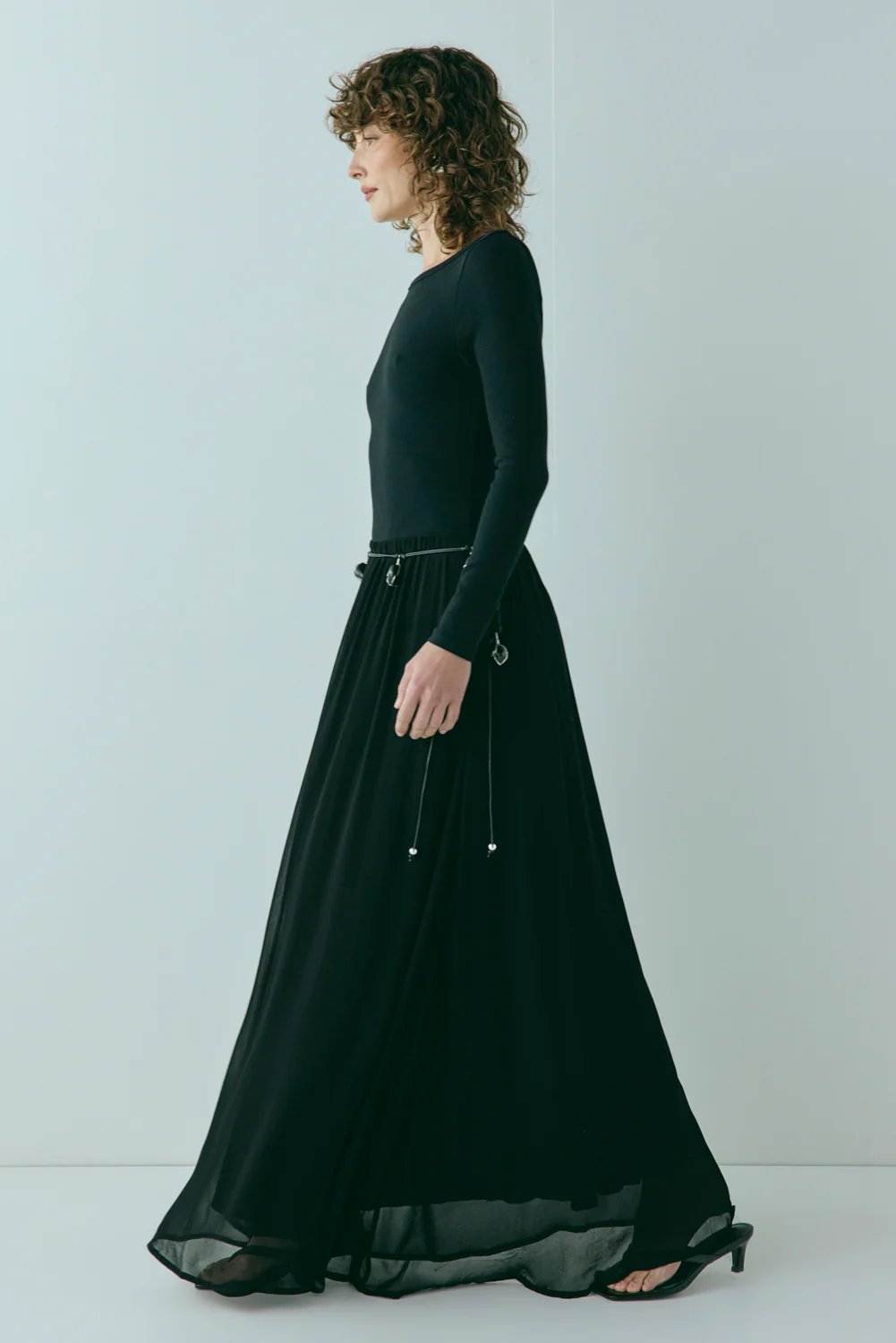 Abbey Maxi Dress Black - Image 8