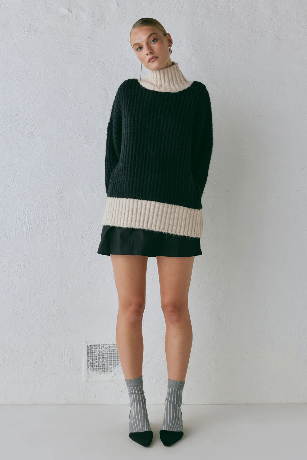 Ada Knit Jumper Black - Image 5