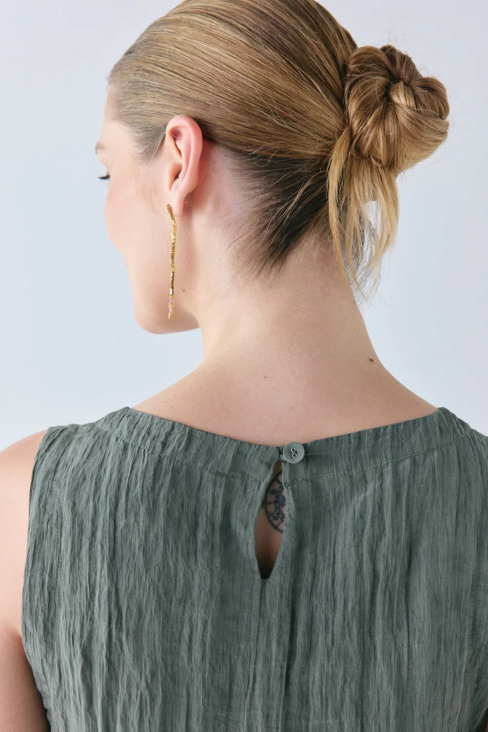 Aftersun Mini Dress Khaki - Image 6