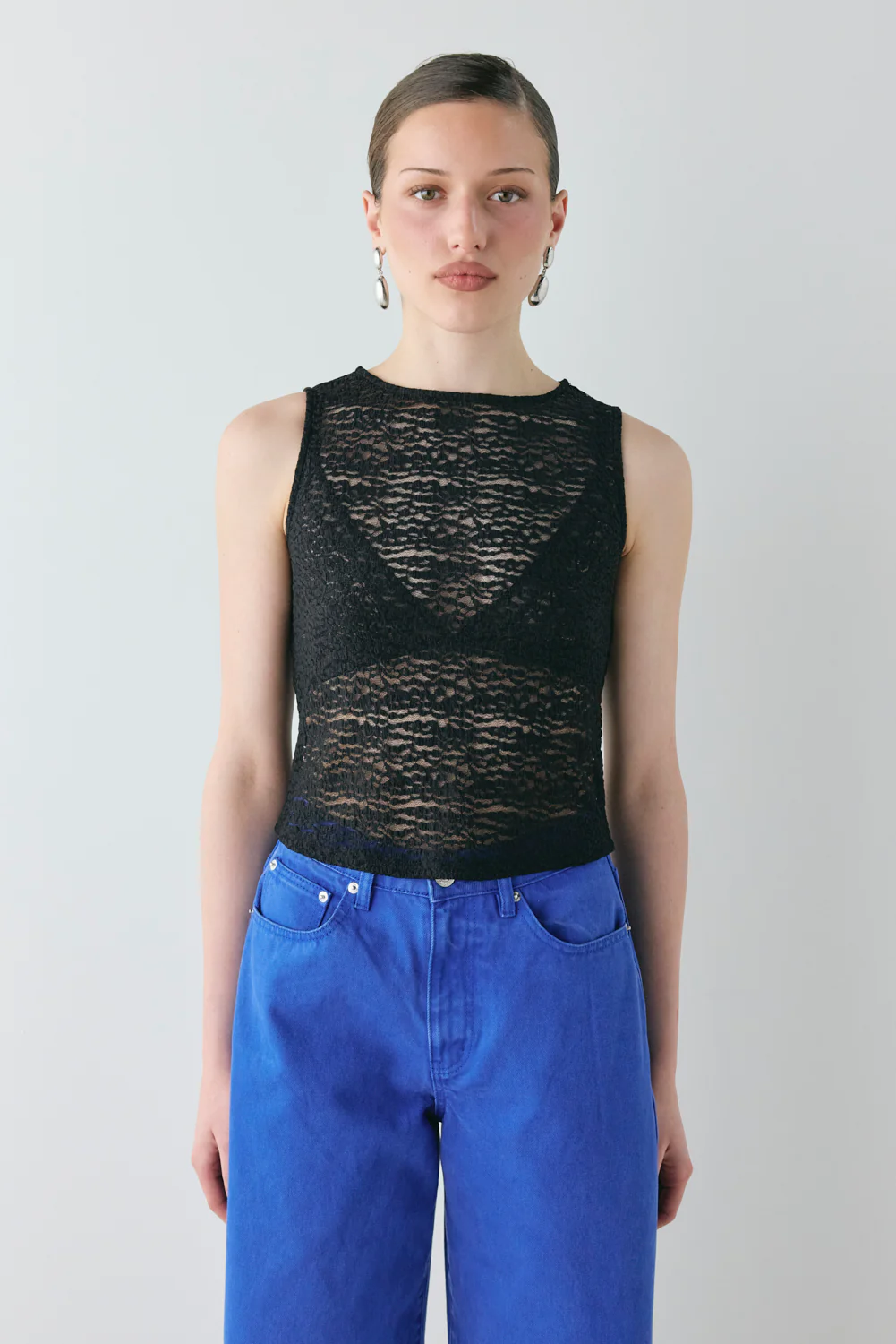 Alexis Lace Top Black - Image 3