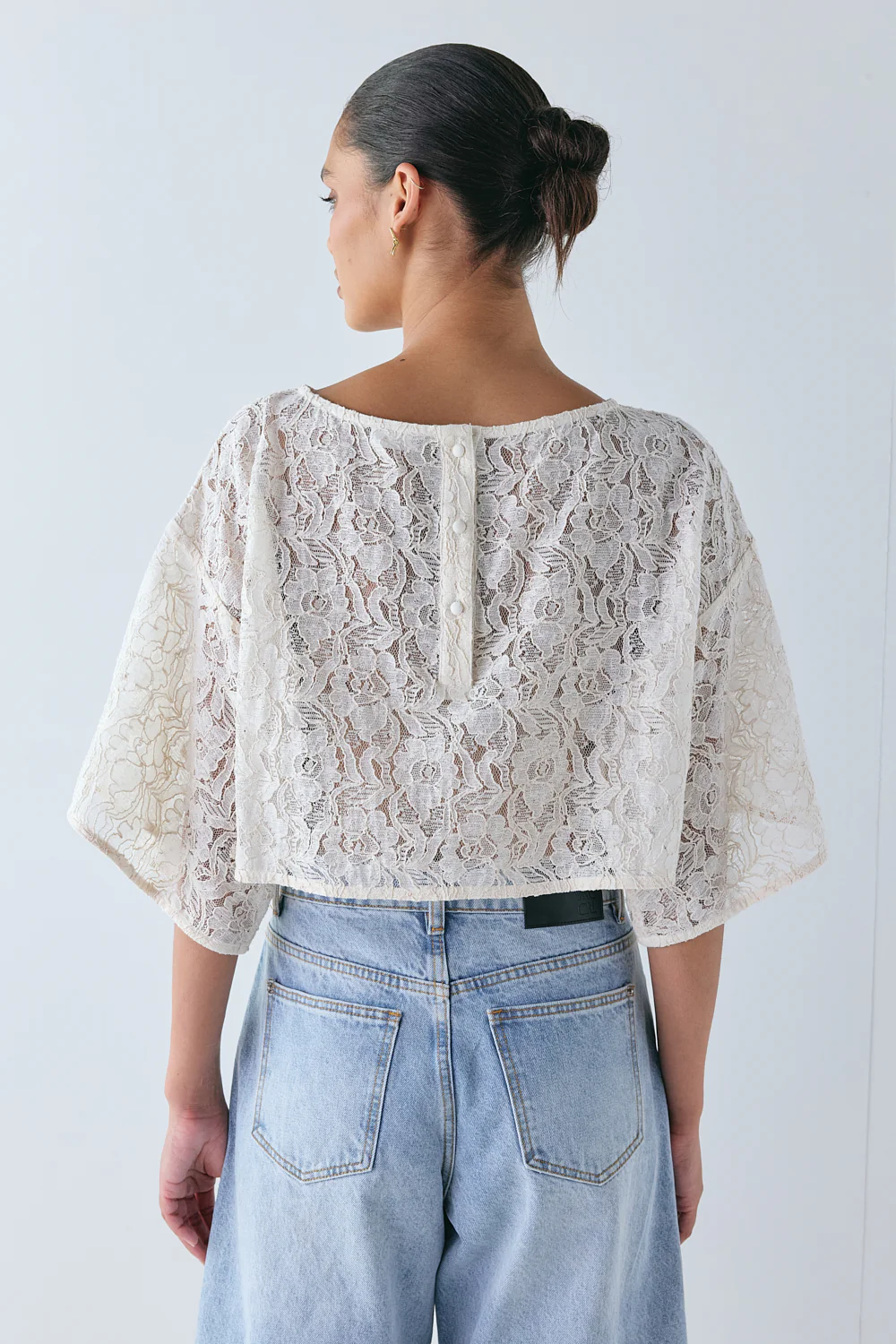 Alix Lace Top Cream - Image 5