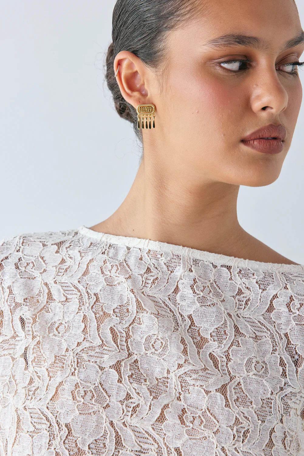 Alix Lace Top Cream - Image 7