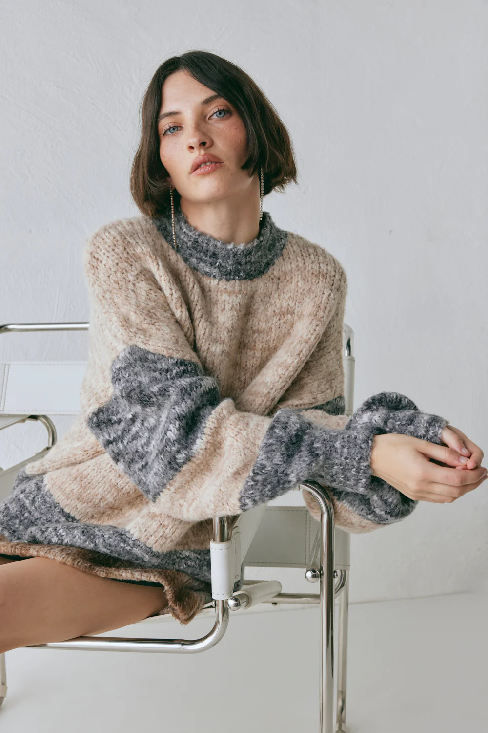 Alys Knit Jumper Marle - Image 4