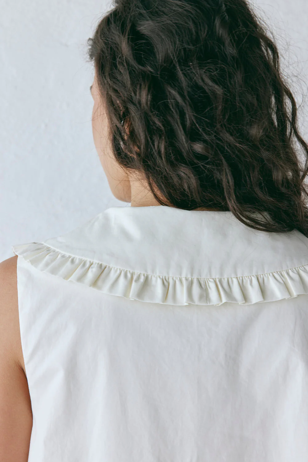 Anja Mini Dress Cream - Image 5