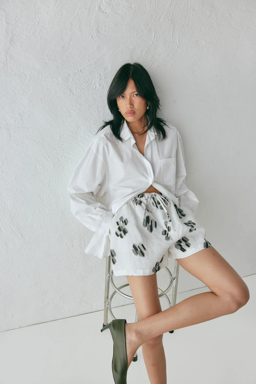 Annika Linen Shorts Flor - Image 2