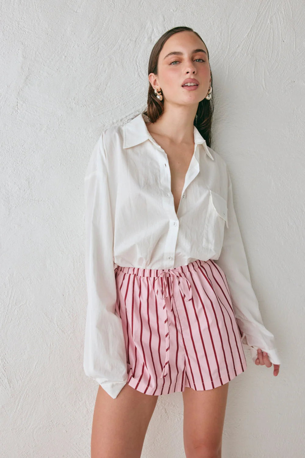 Annika Shorts Berry Stripe - Image 5