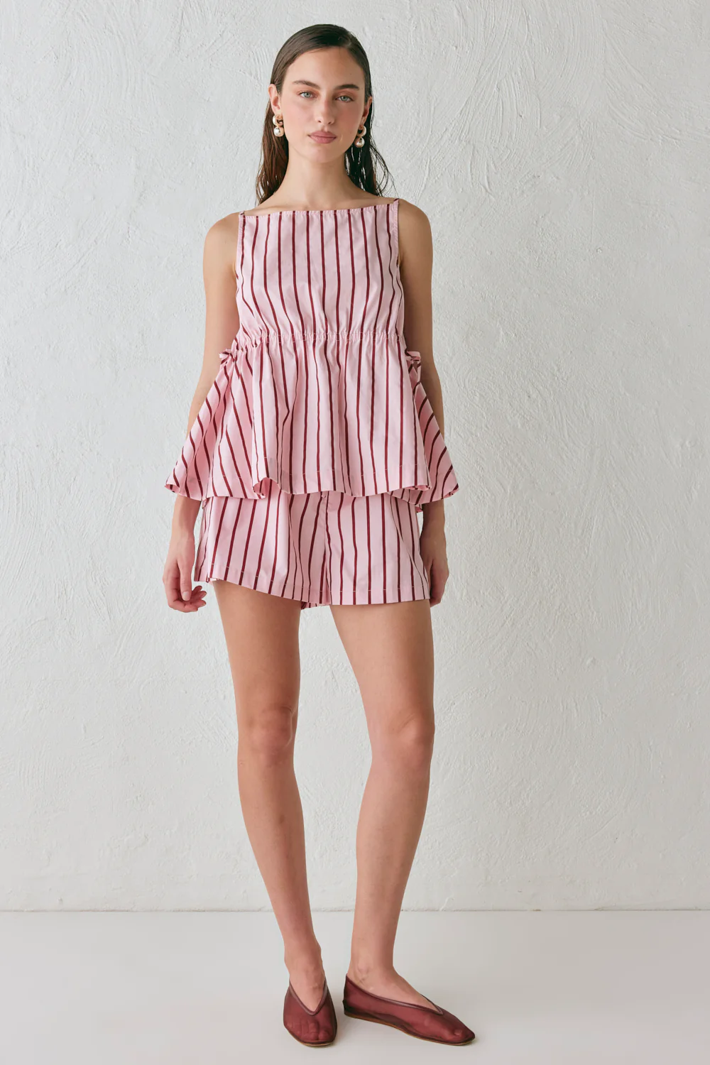Annika Shorts Berry Stripe - Image 6