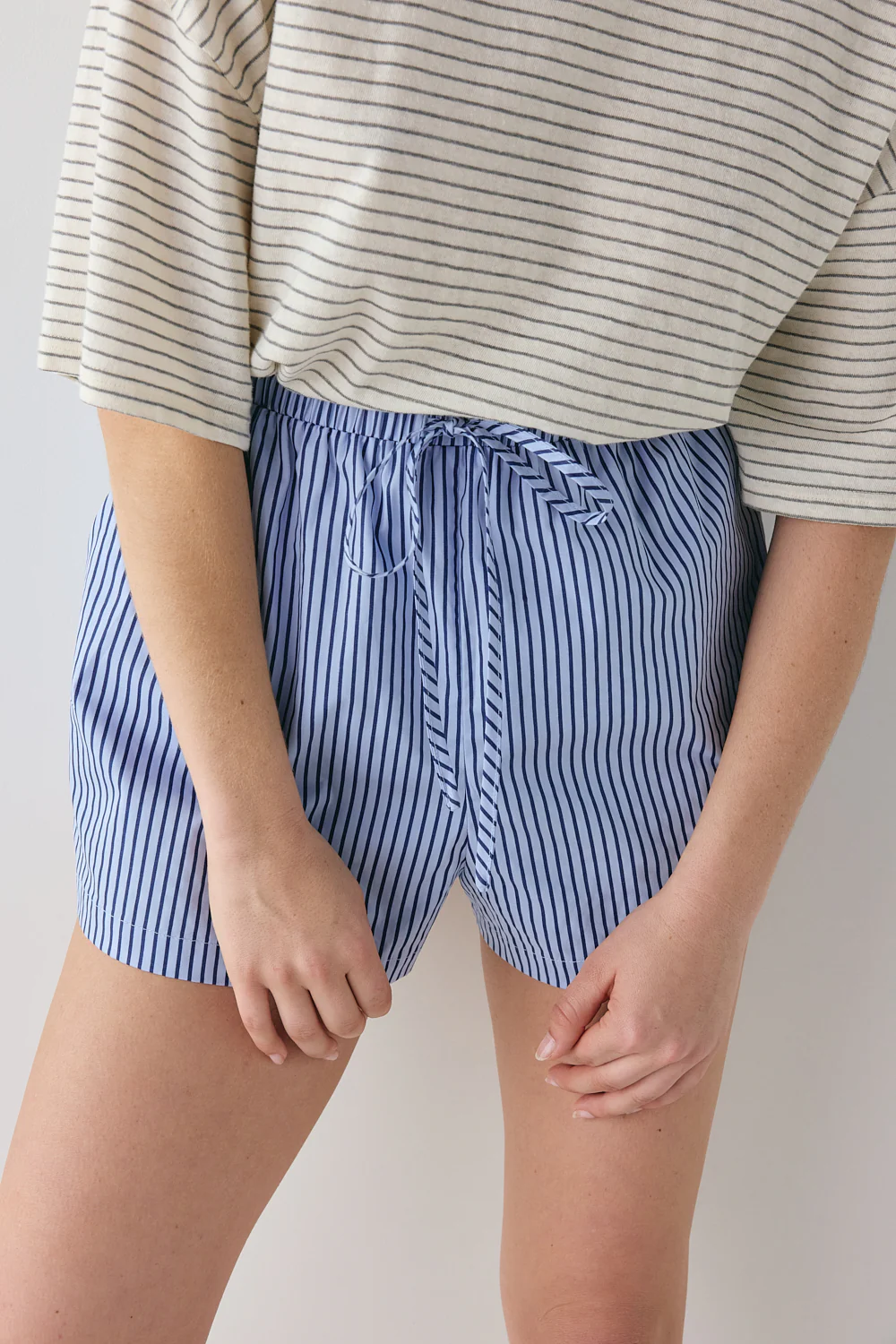 Annika Shorts Blue Stripe - Image 5