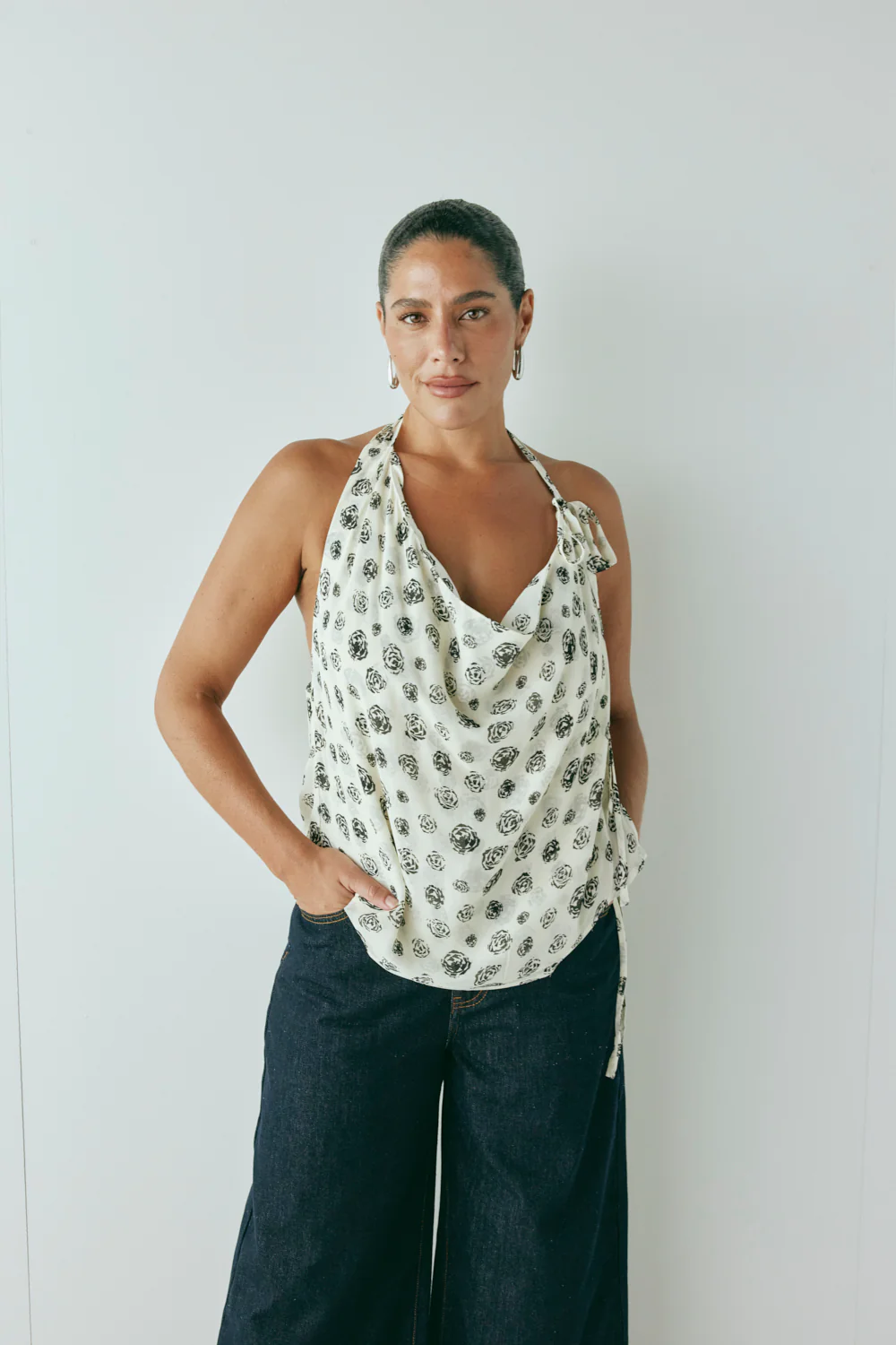 Arabel Halter Top Rosa - Image 4