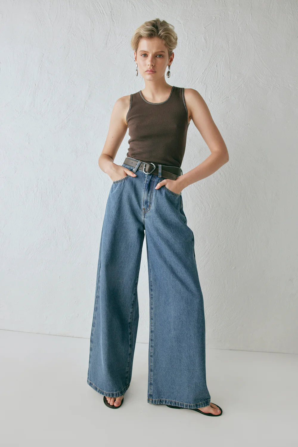 Aston High Rise Denim Jeans Blue - Image 2