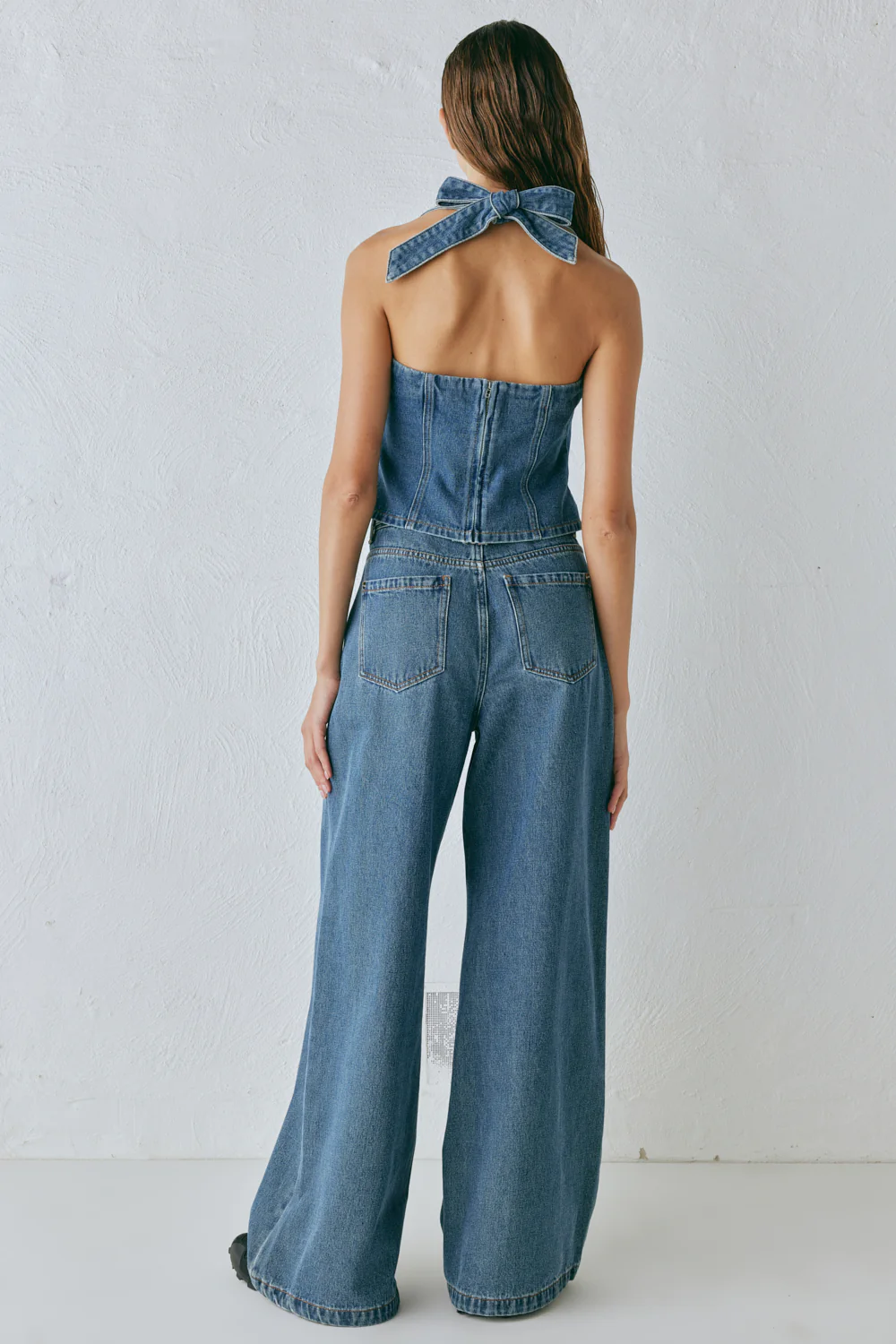 Aston High Rise Denim Jeans Blue - Image 6