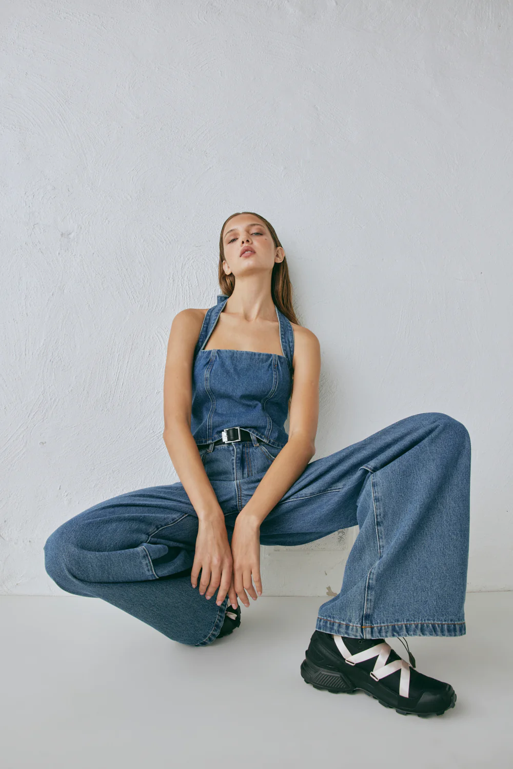 Aston High Rise Denim Jeans Blue - Image 7