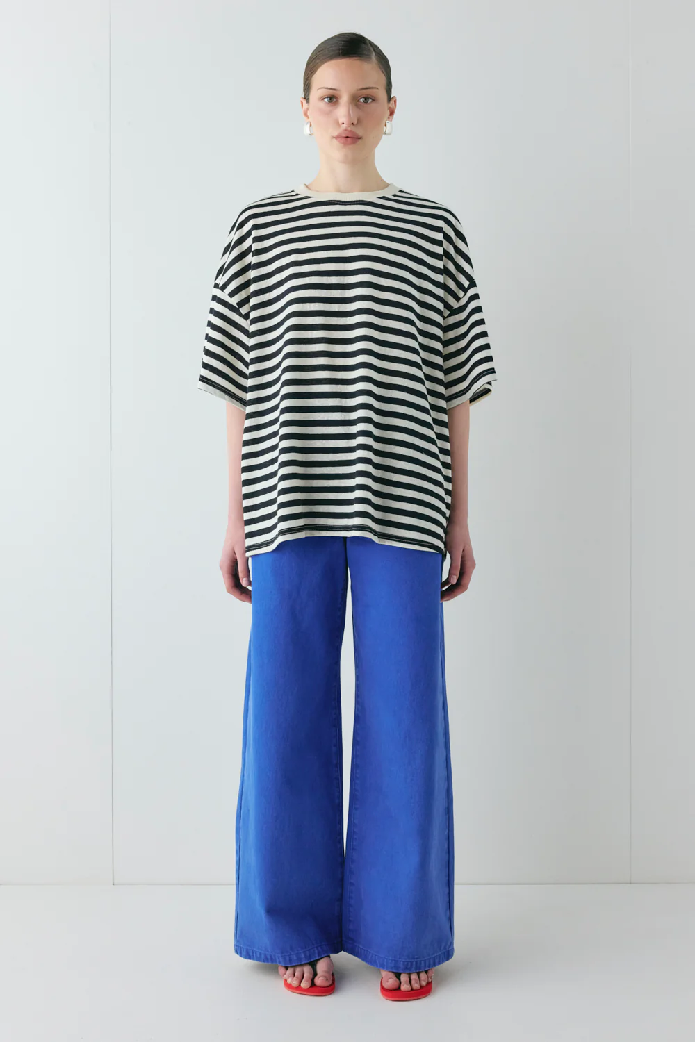 Aston High Rise Denim Jeans Cobalt - Image 3