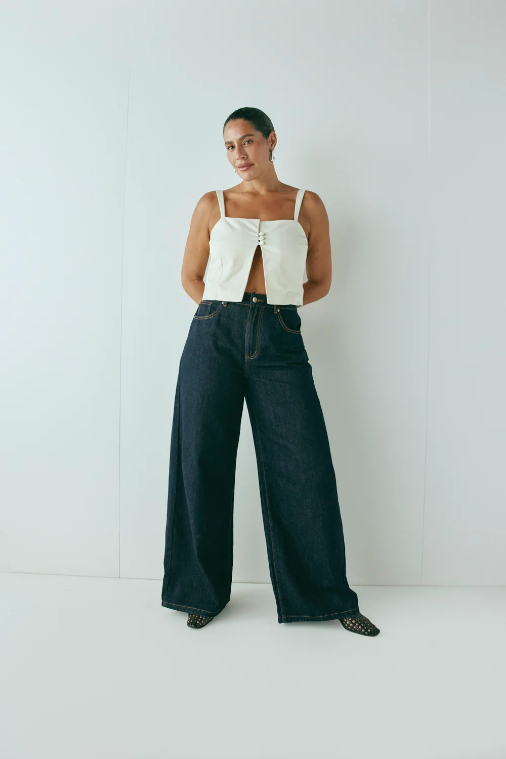 Aston High Rise Denim Jeans Indigo - Image 4