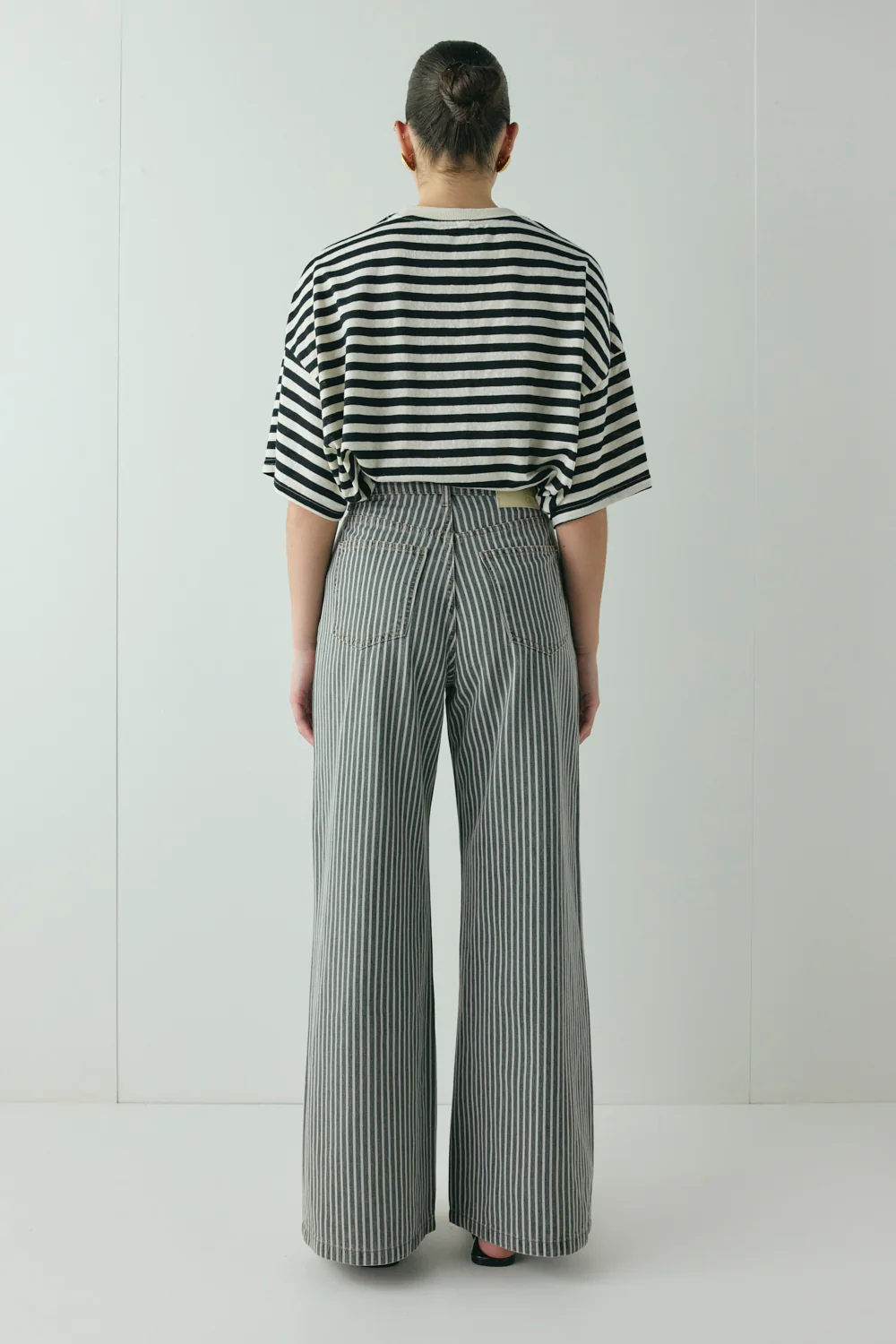 Aston High Rise Denim Jeans Stripe - Image 7