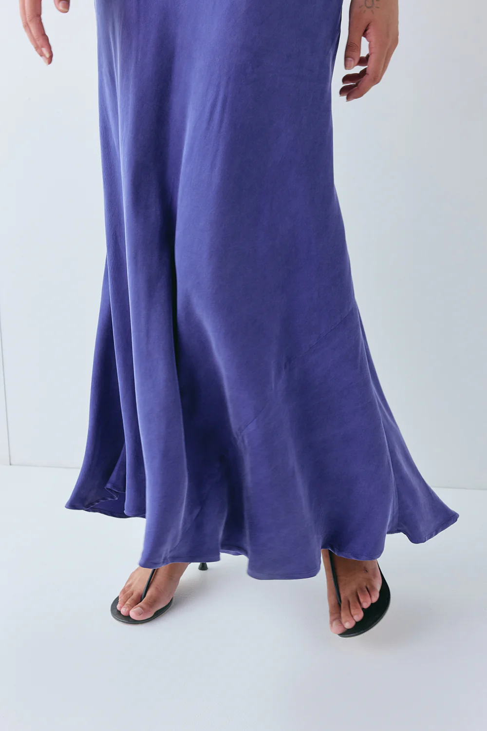 Audrey Maxi Dress Blue - Image 3