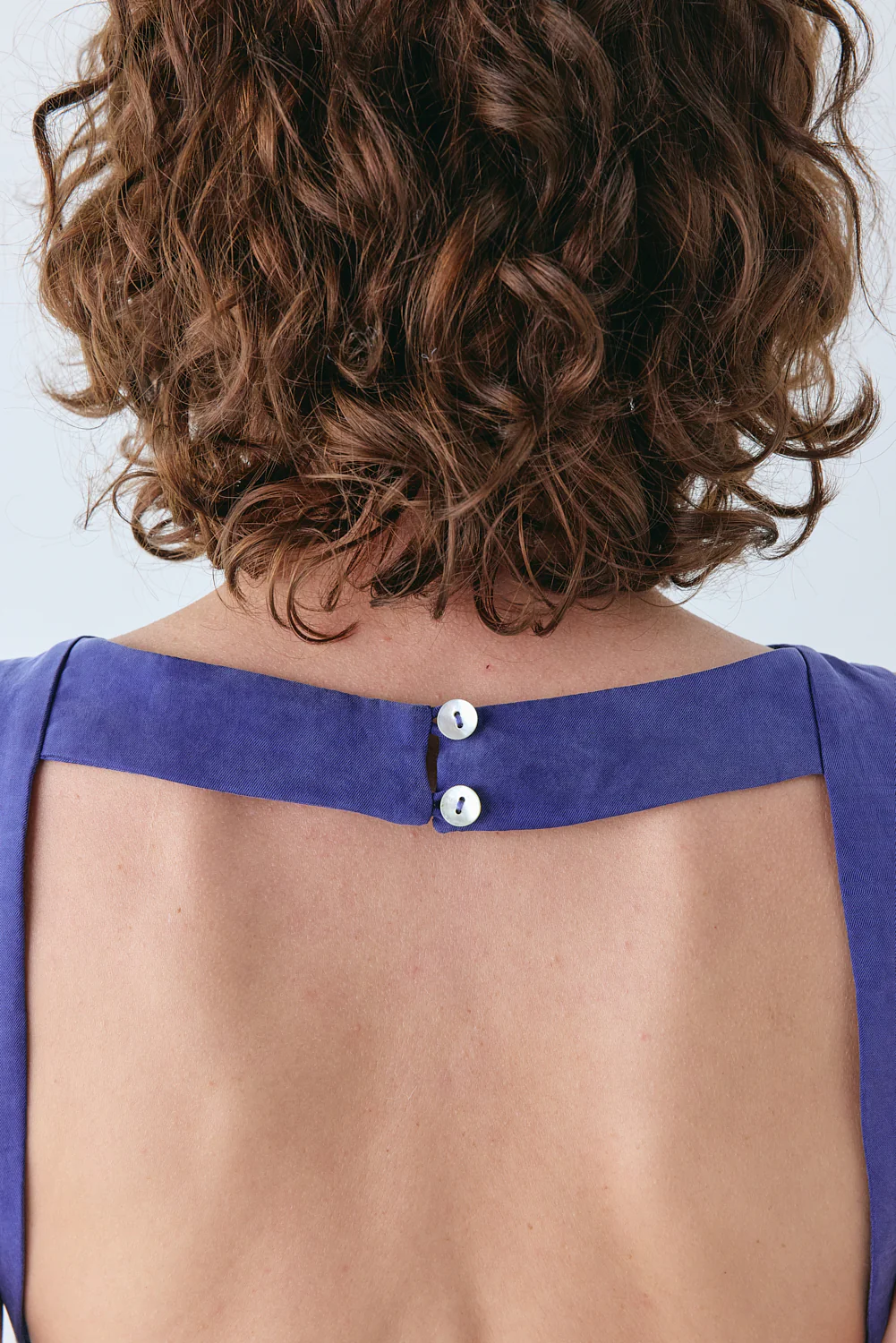 Audrey Maxi Dress Blue - Image 5