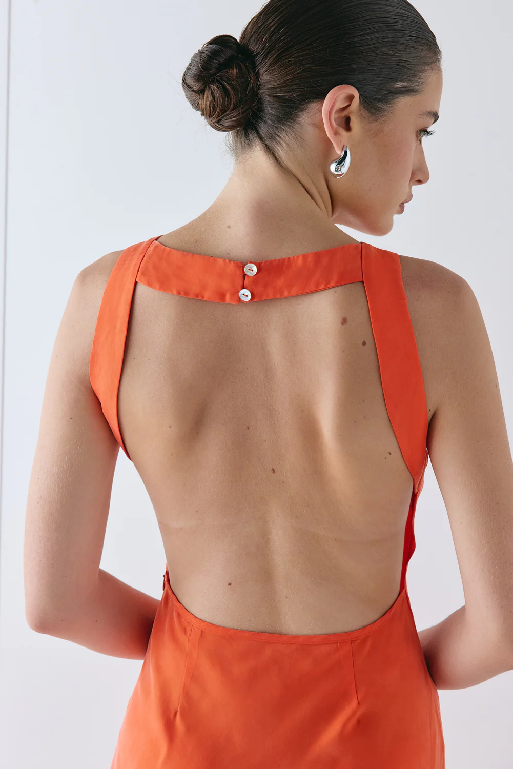 Audrey Maxi Dress Tangerine - Image 2