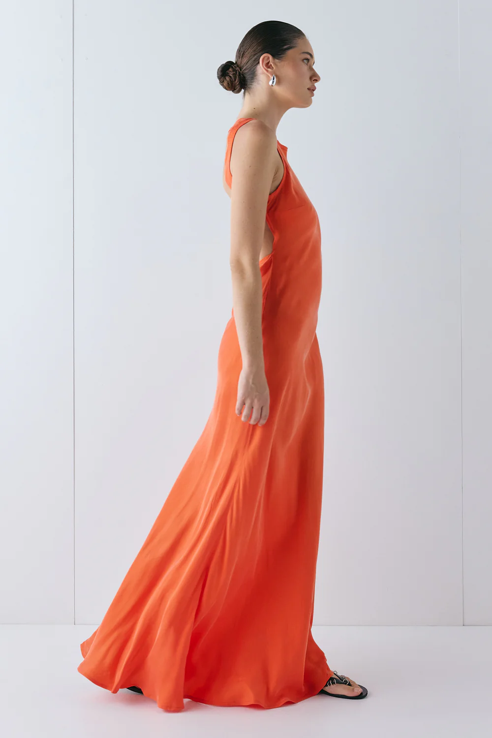 Audrey Maxi Dress Tangerine - Image 5