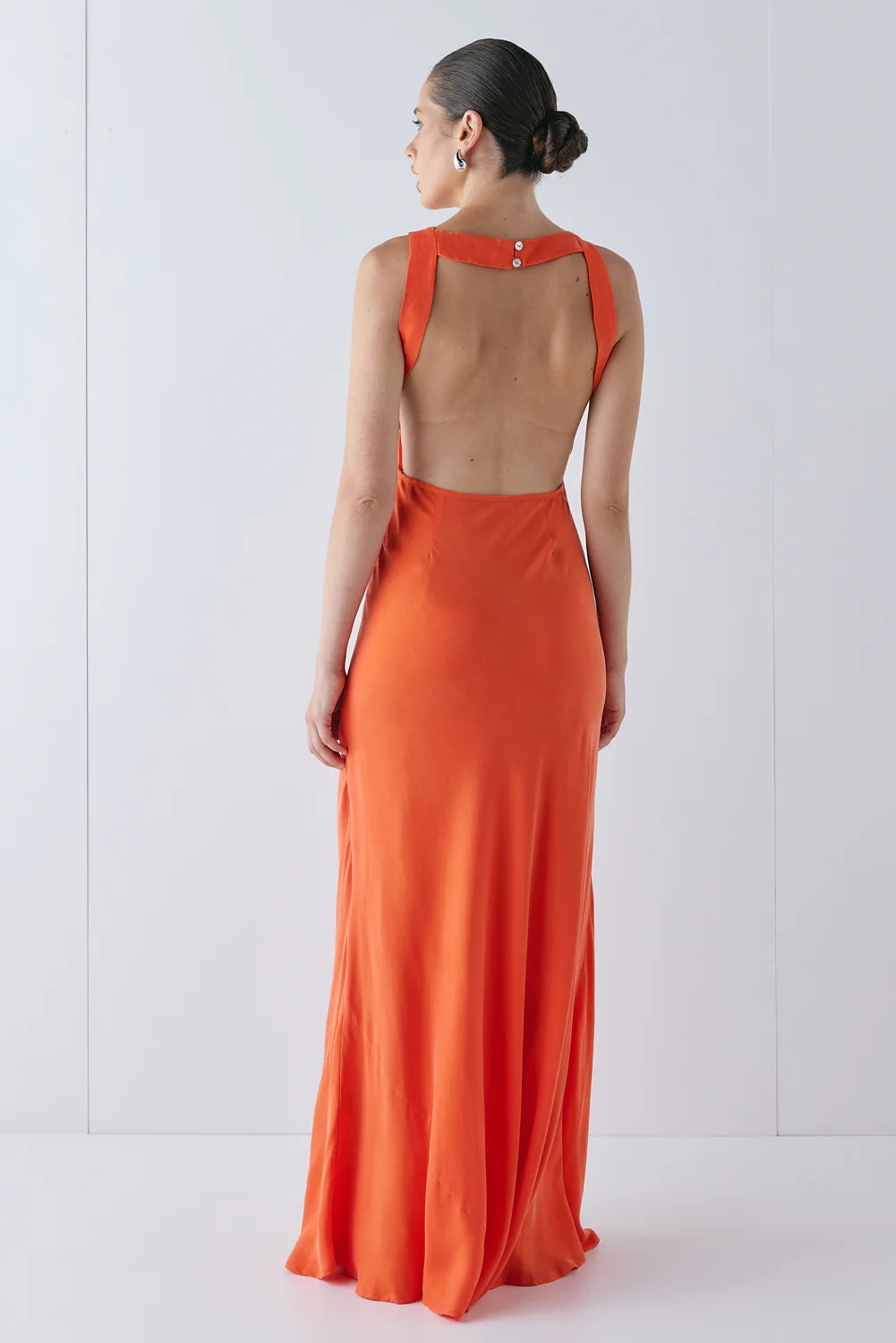 Audrey Maxi Dress Tangerine - Image 6