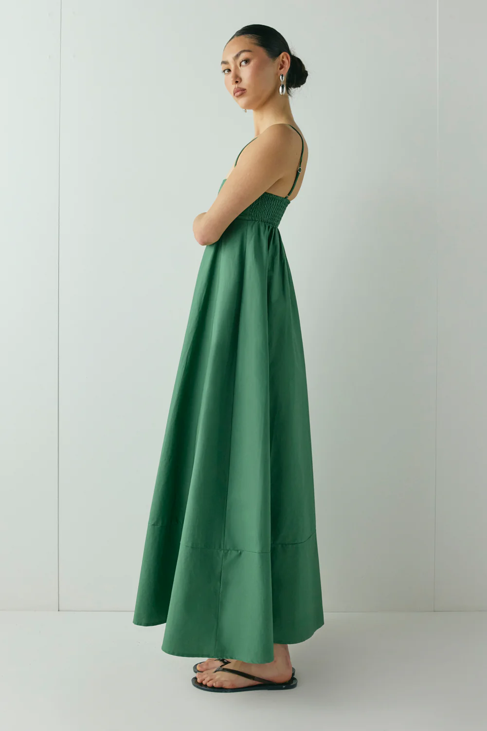 Behati Maxi Dress Green - Image 2