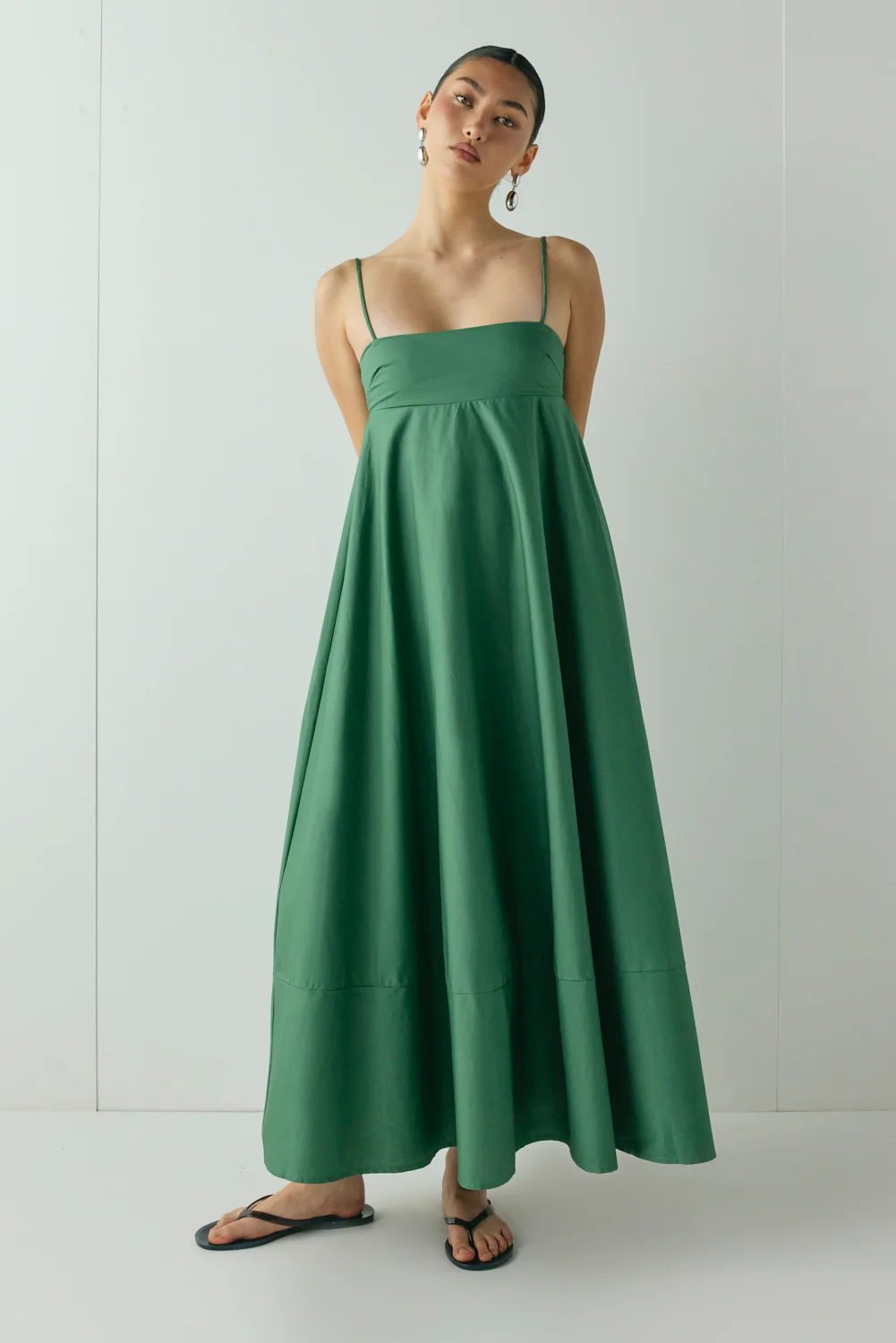 Behati Maxi Dress Green - Image 3