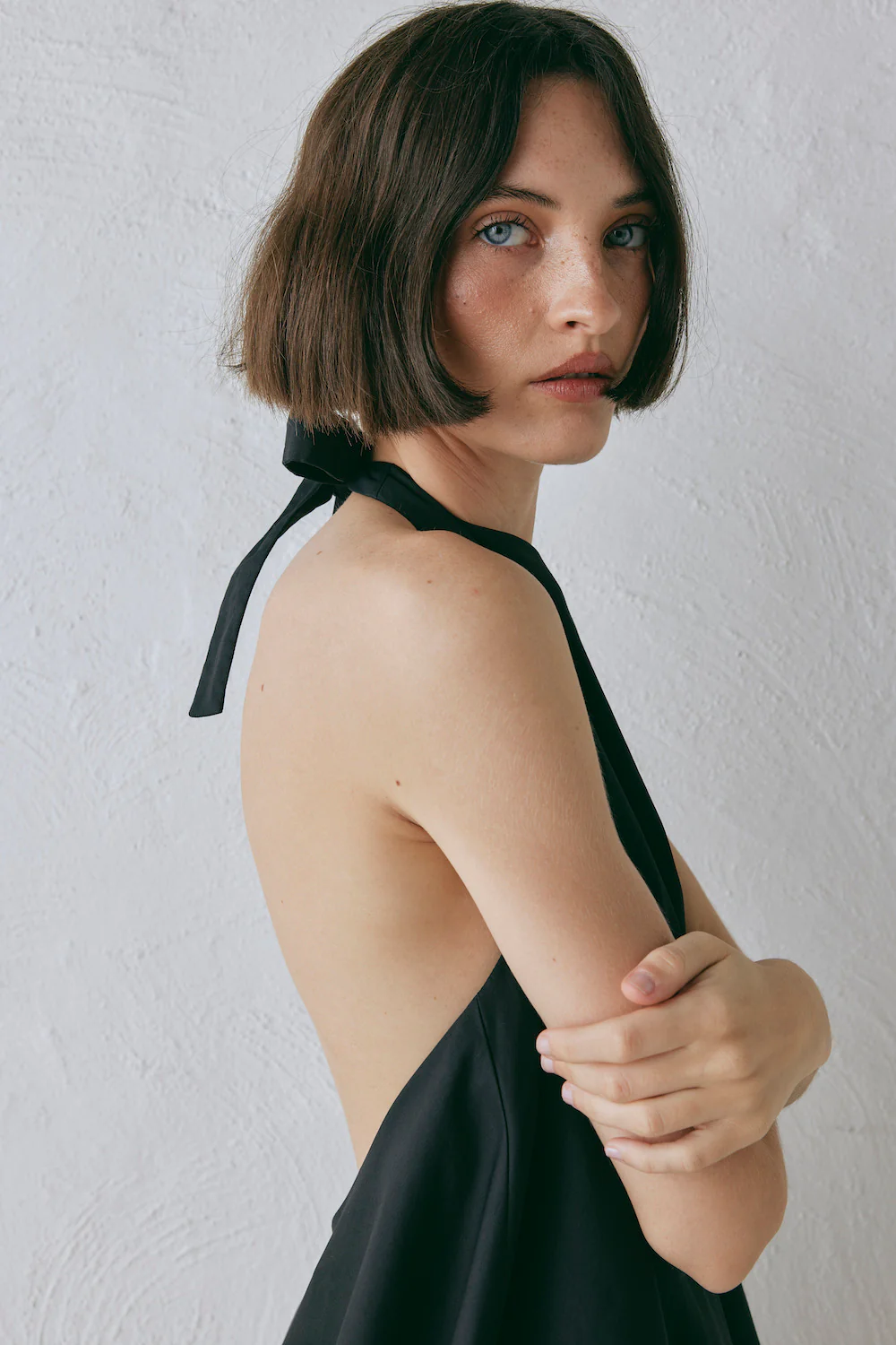 Bella Mini Dress Black - Image 6
