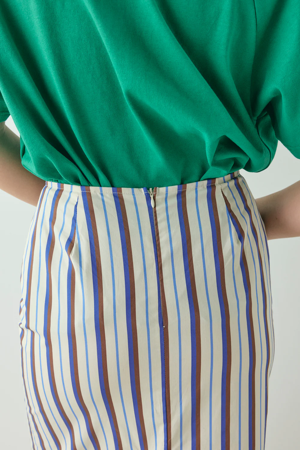 Billie Midi Skirt Stripe - Image 7