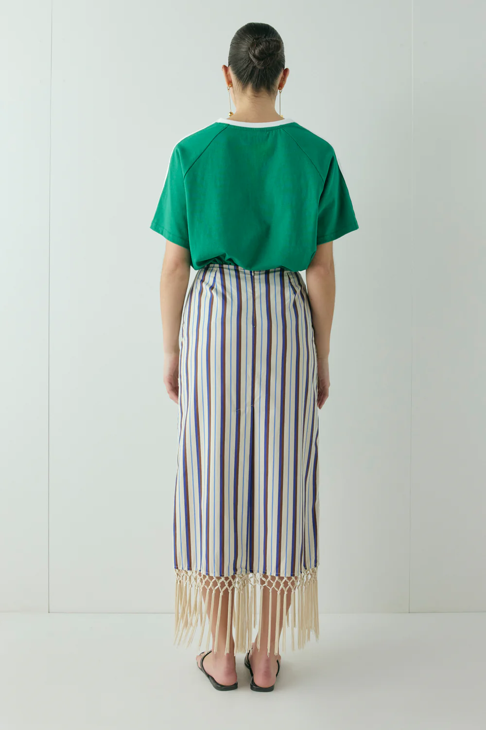 Billie Midi Skirt Stripe - Image 8