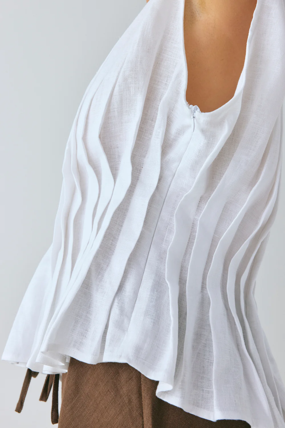 Blanca Linen Top White - Image 4