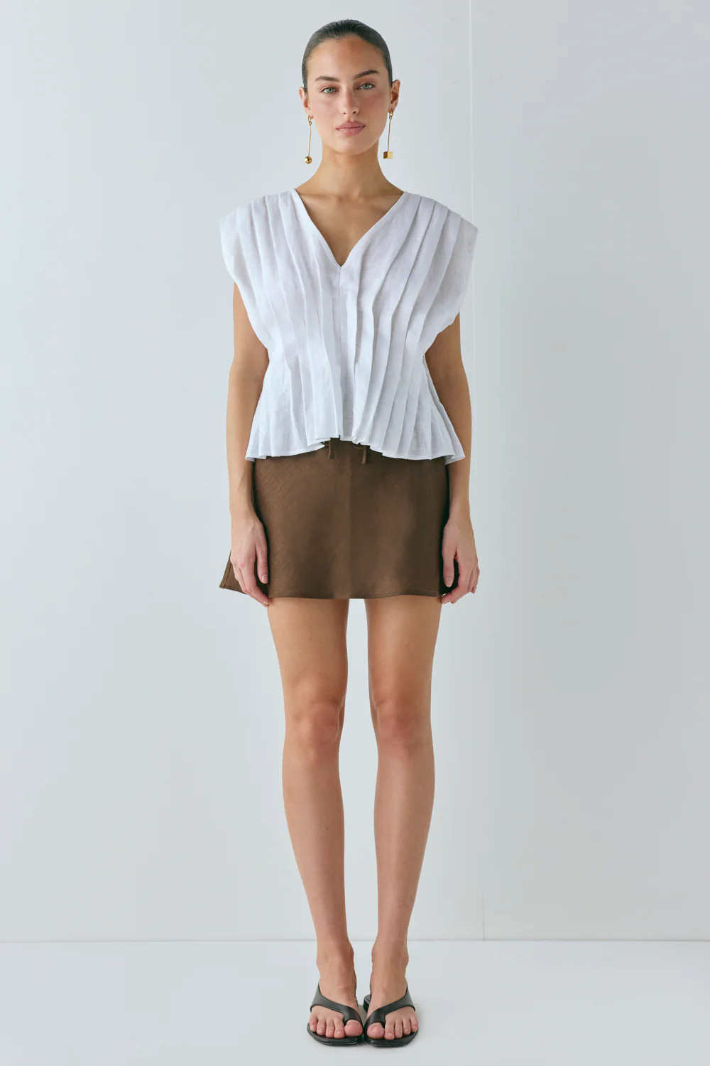 Blanca Linen Top White - Image 6