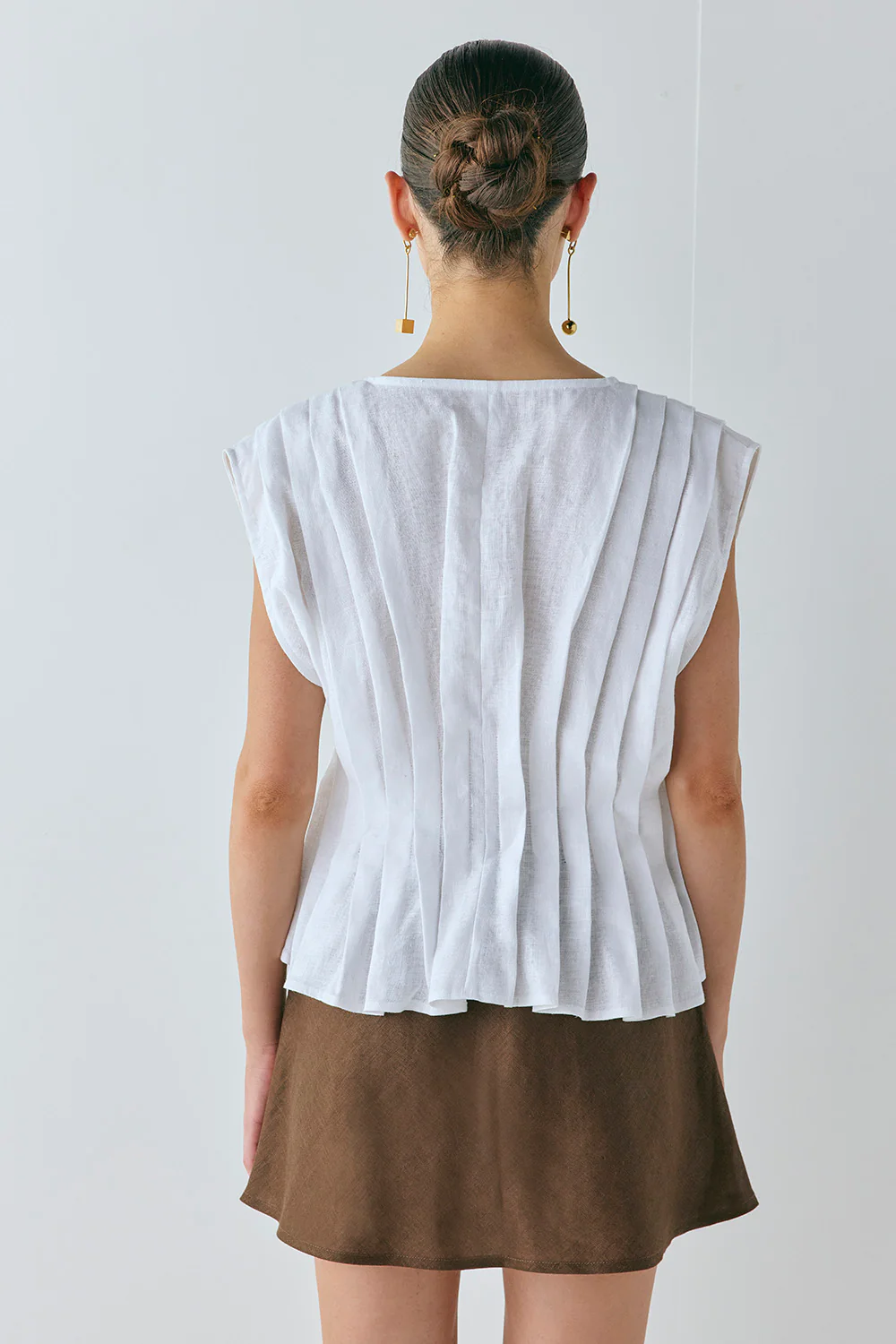 Blanca Linen Top White - Image 7