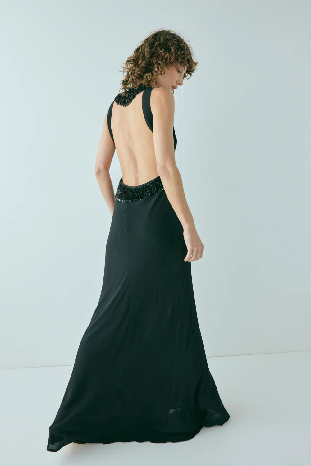 Blythe Maxi Dress Black - Image 3