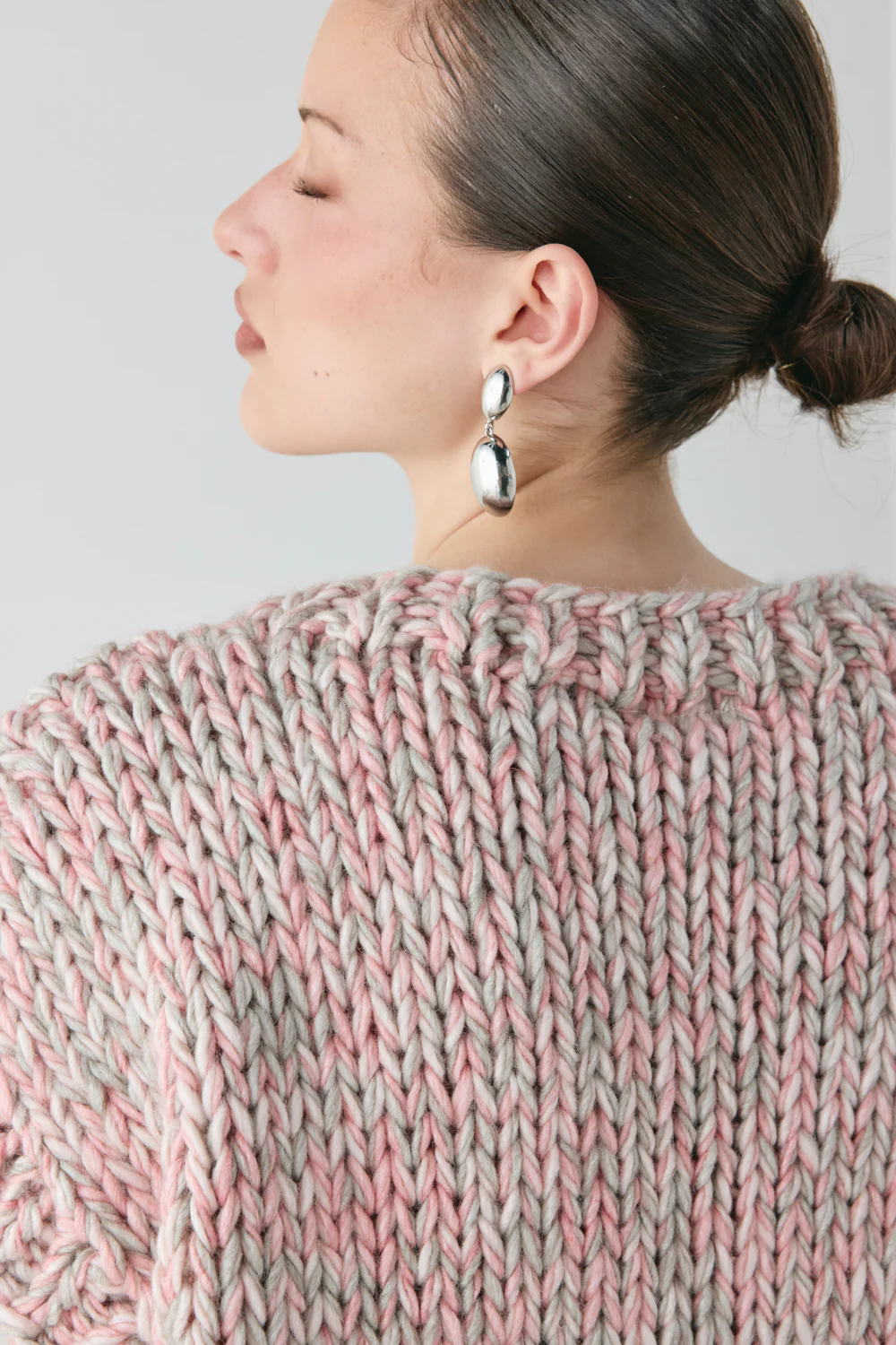Bobbie Knit Tunic Vest Pink Marle - Image 7