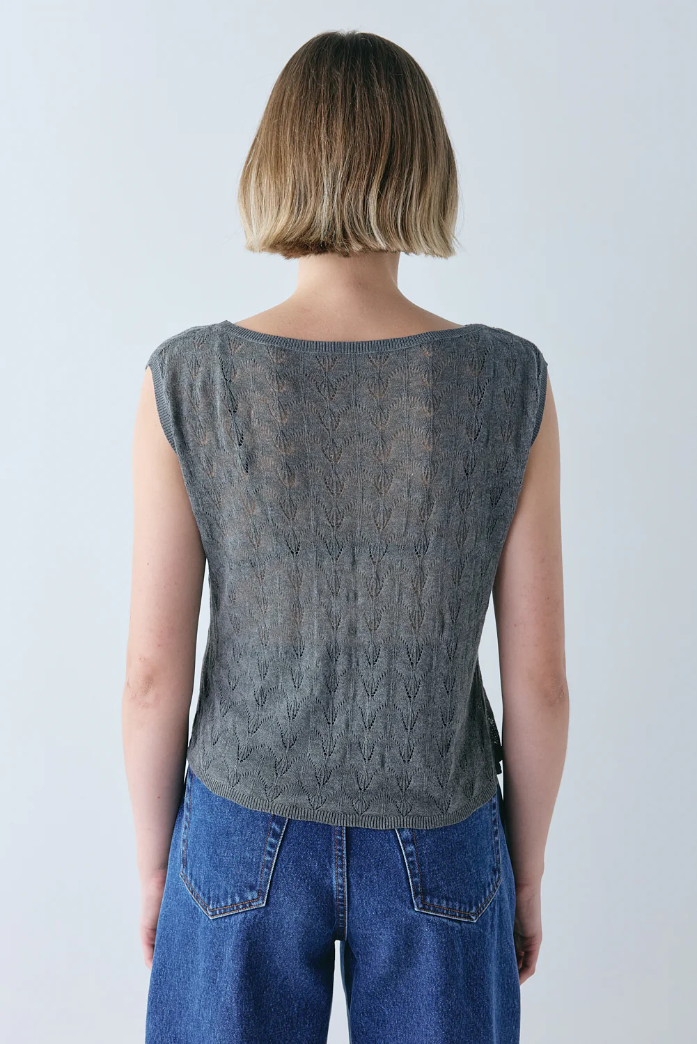 Bria Knit Top Charcoal - Image 5