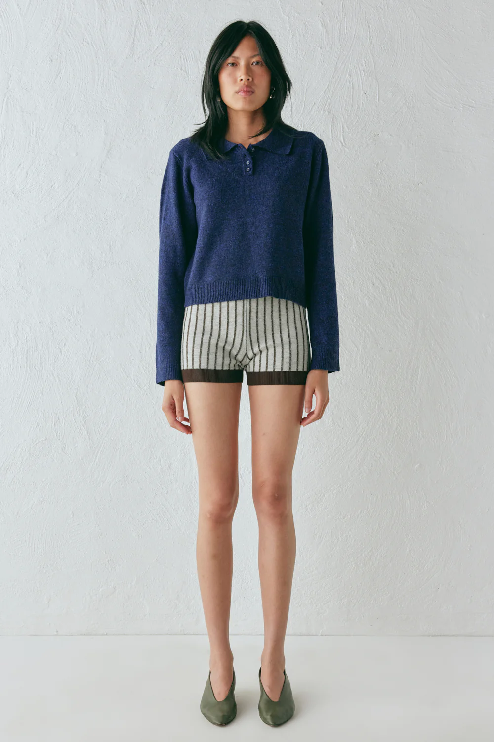 Bronte Knit Jumper Navy Marle