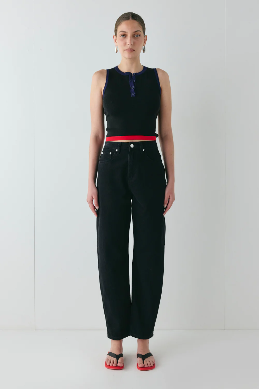 Brooklyn Knit Top Black - Image 2