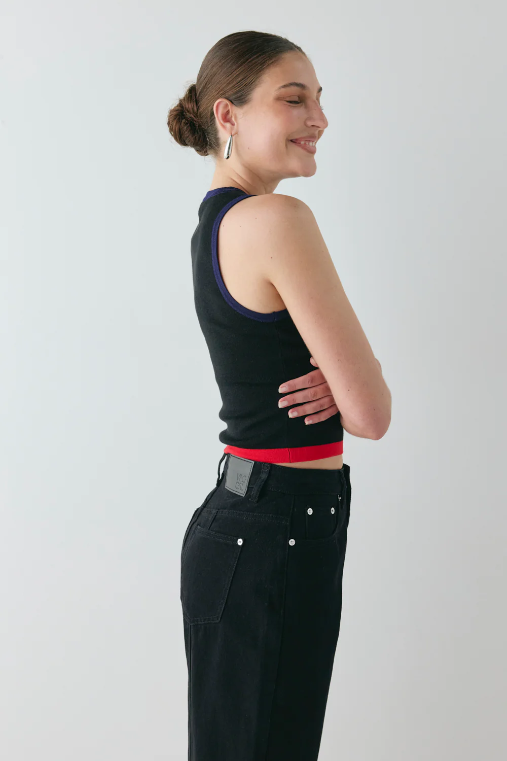 Brooklyn Knit Top Black - Image 4