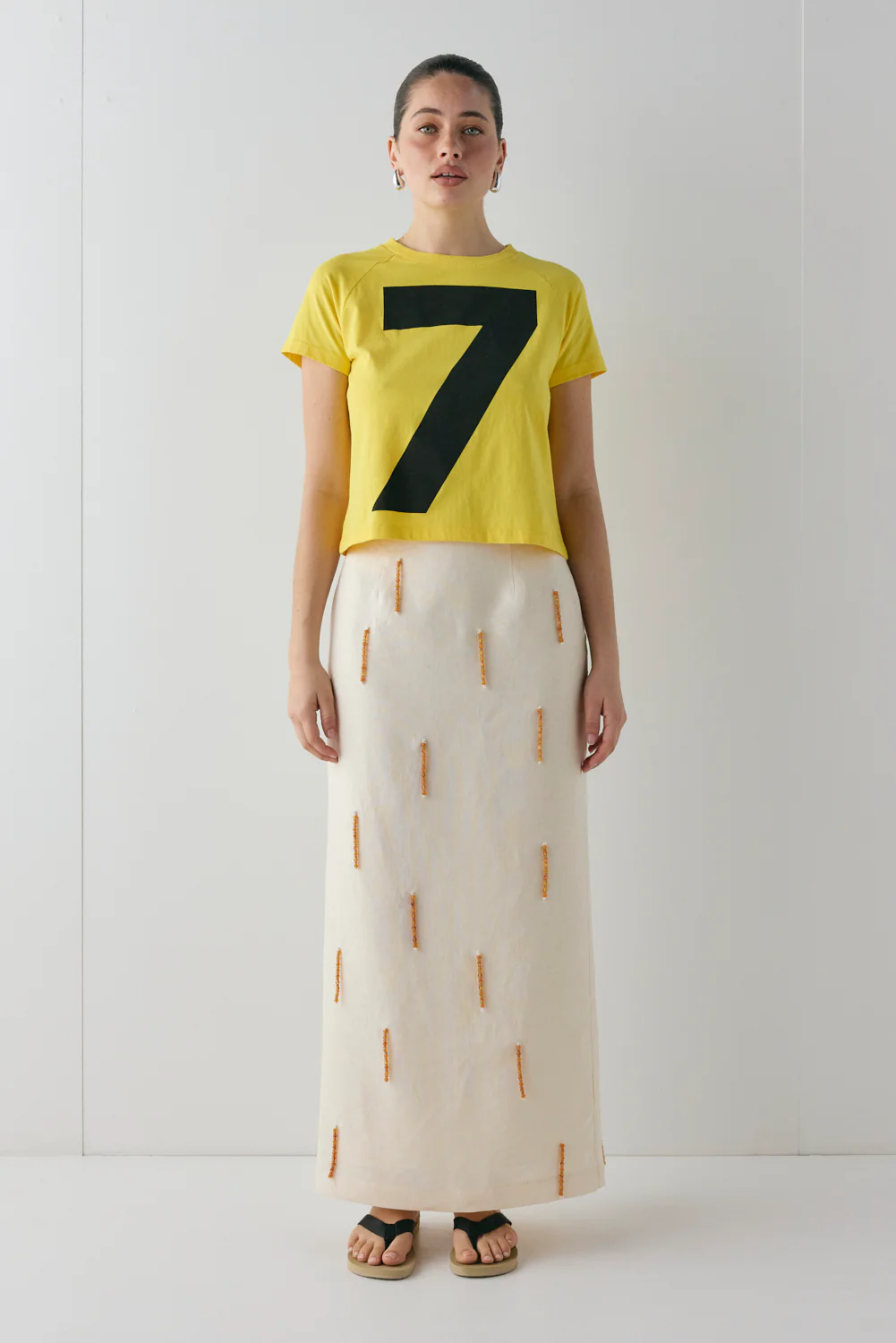 Bruna Tee Yellow - Image 2