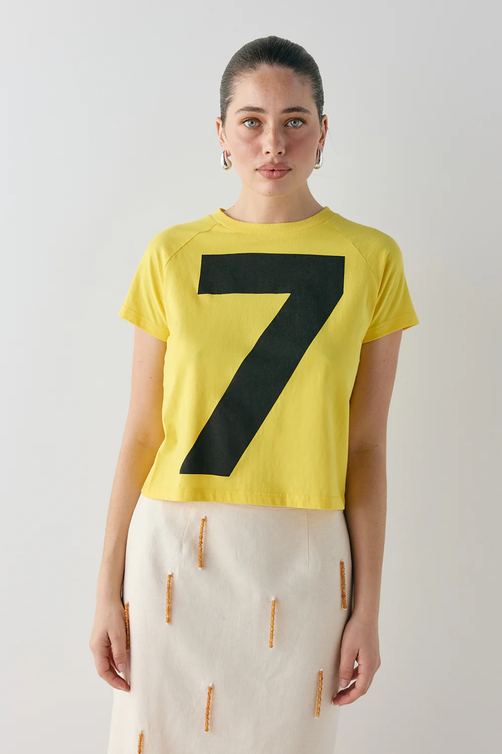 Bruna Tee Yellow - Image 4