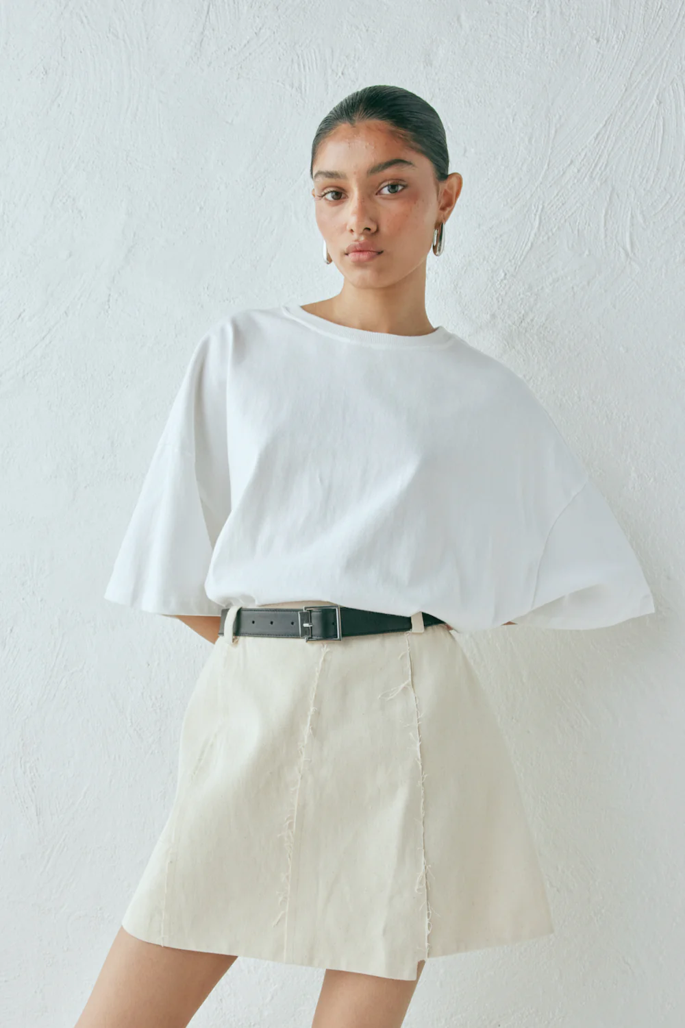 Callie Mini Skirt Oat - Image 6
