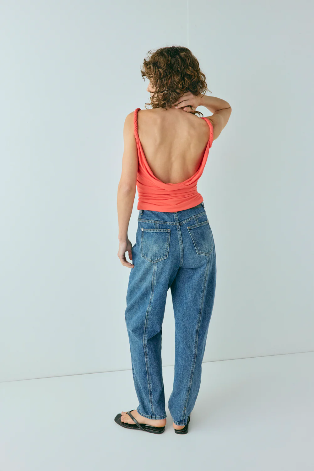 Camelia Top Coral - Image 2