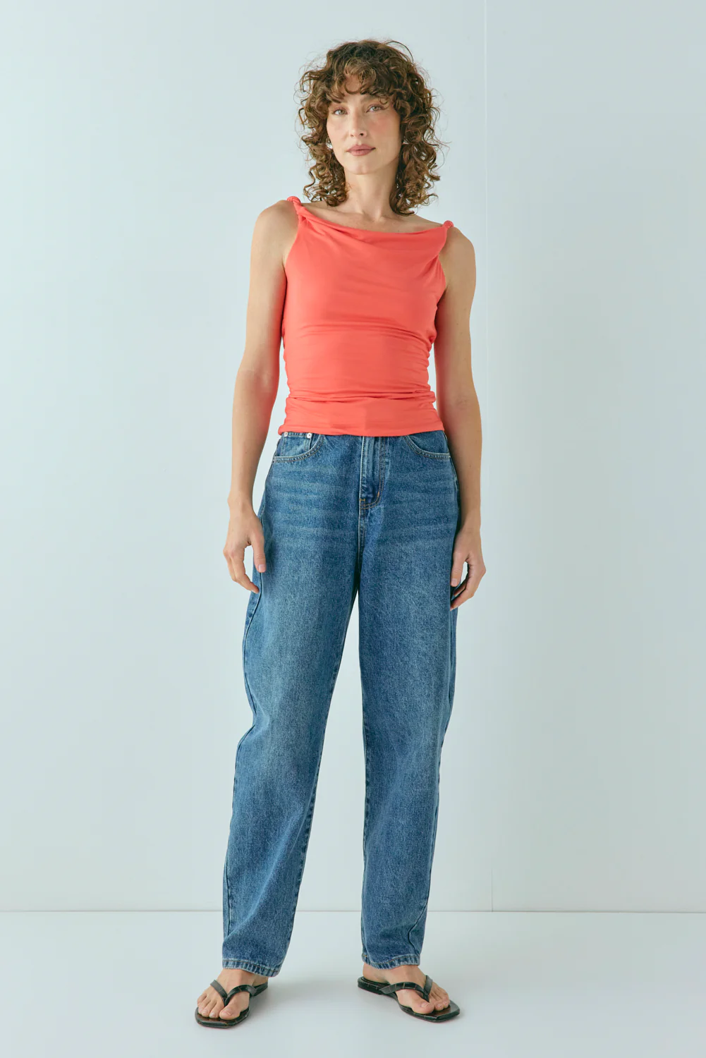 Camelia Top Coral - Image 3