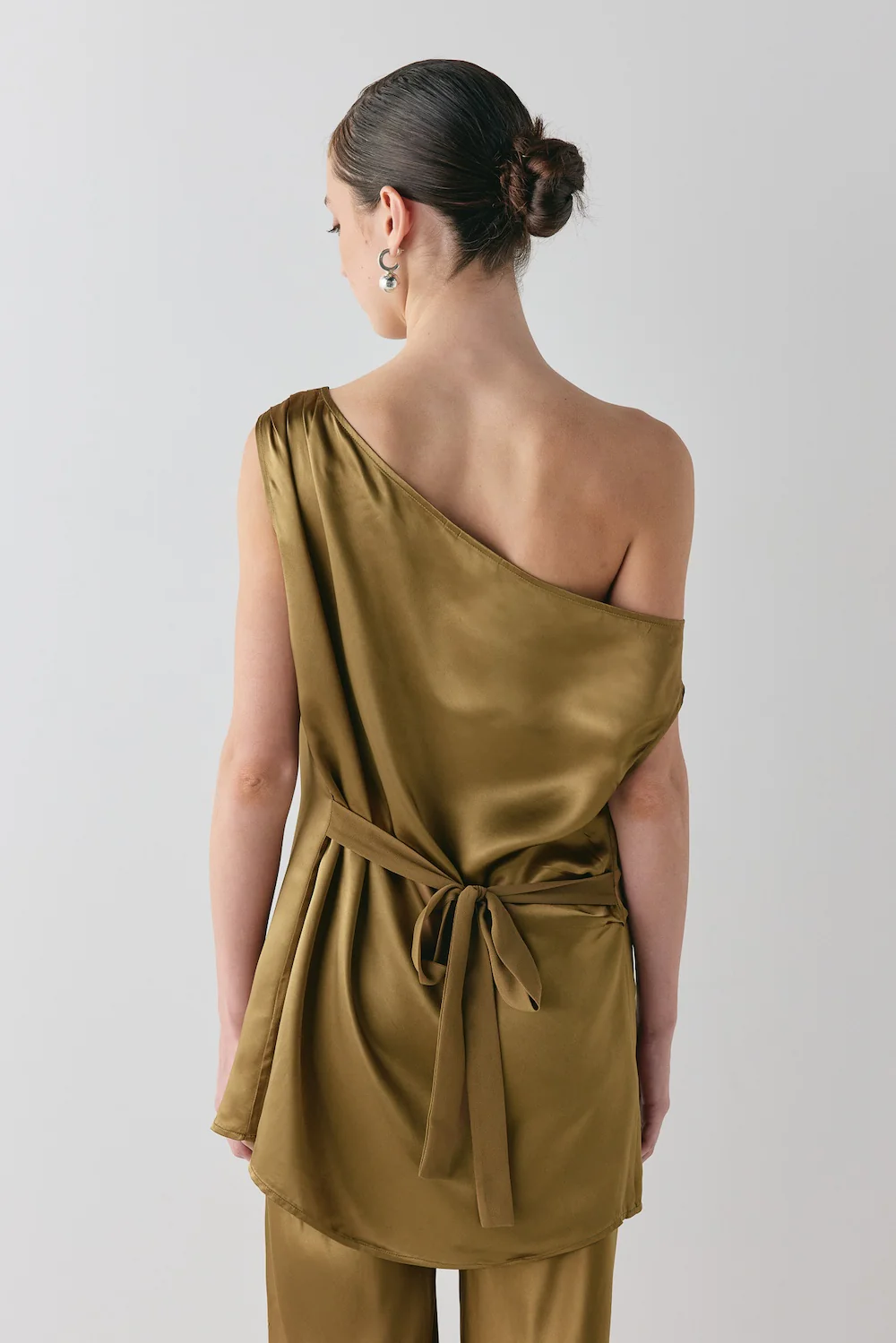 Camille Satin Tunic Top Copper - Image 6