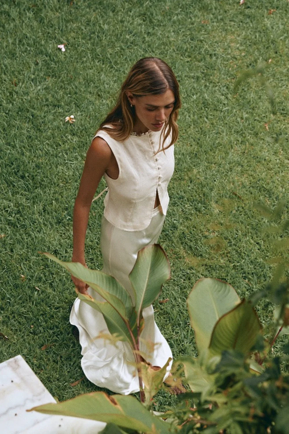 Celeste Linen Top Cream - Image 4