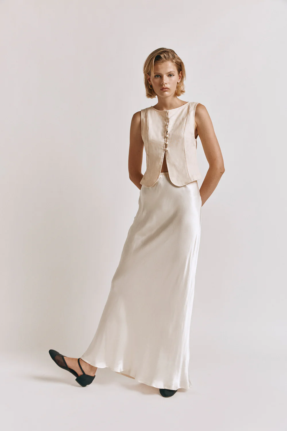 Celeste Linen Top Cream - Image 5
