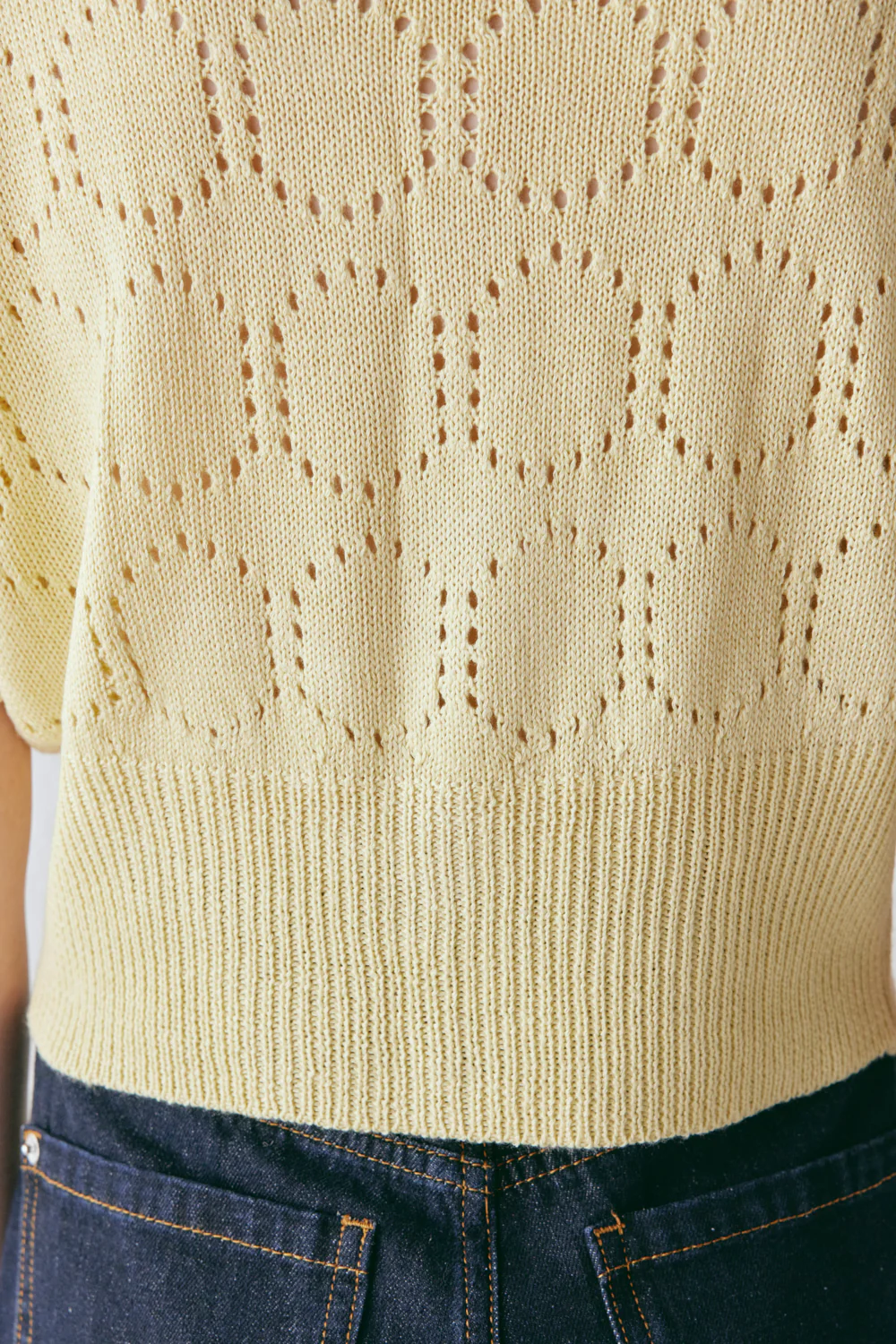 Charli Knit Cardigan Lemon - Image 6