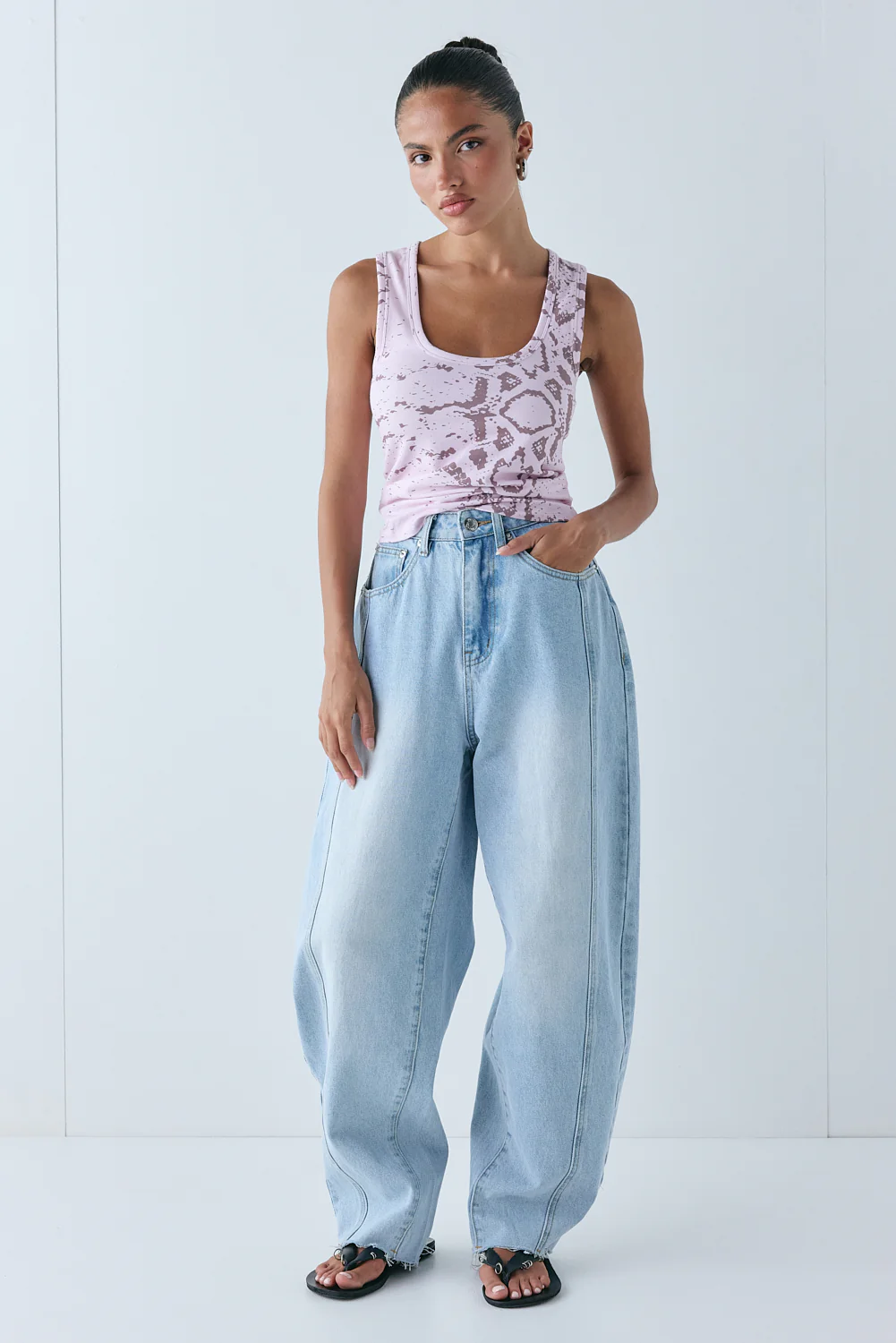 Cora Tank Pink Snake - Image 3